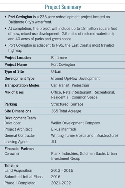 PortCovingtonProjectSummary