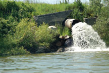 stormwater headwall